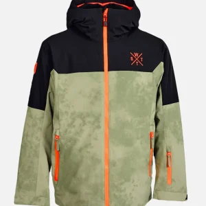 Veste de ski X-Gamma junior - Olive Tye and Dye